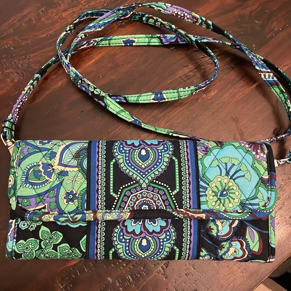 Vera Bradley crossbody long wallet